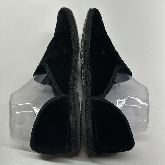 The Row Friulane Ventian Velvet D'Orsay Ballet Flats Shoes Black Size 40 US 10 - Picture 8 of 11